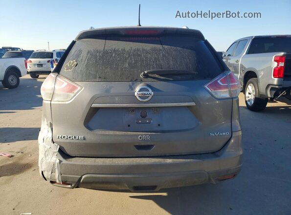 KNMAT2MV4GP704880 2016 NISSAN ROGUE Charcoal Vista trasera