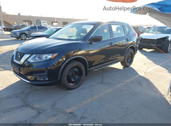 KNMAT2MV4LP508786 2020 NISSAN ROGUE Black წინა მარცხენა ხედი სამი მეოთხედიდან