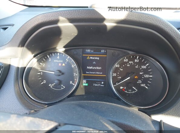KNMAT2MV4LP508786 2020 NISSAN ROGUE Black უკანა სავარძლების ხედი