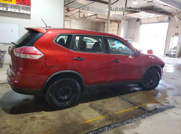 KNMAT2MV5GP690360 2016 NISSAN ROGUE Maroon Tył prawy
