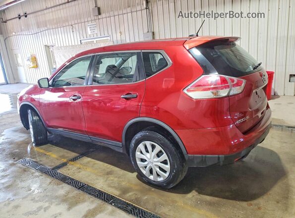 KNMAT2MV5GP690360 2016 NISSAN ROGUE Maroon Tył lewy