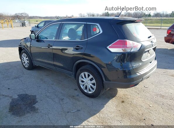 KNMAT2MV6GP720627 2016 NISSAN ROGUE Black Tył lewy