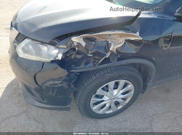 KNMAT2MV6GP720627 2016 NISSAN ROGUE Black Widok z przodu