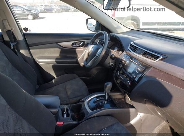 KNMAT2MV6GP720627 2016 NISSAN ROGUE Black Widok wnętrza z przodu
