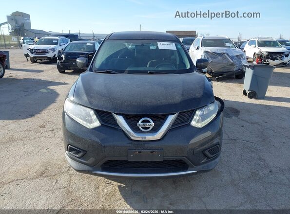 KNMAT2MV6GP720627 2016 NISSAN ROGUE Black Widok zestawu wskaźników