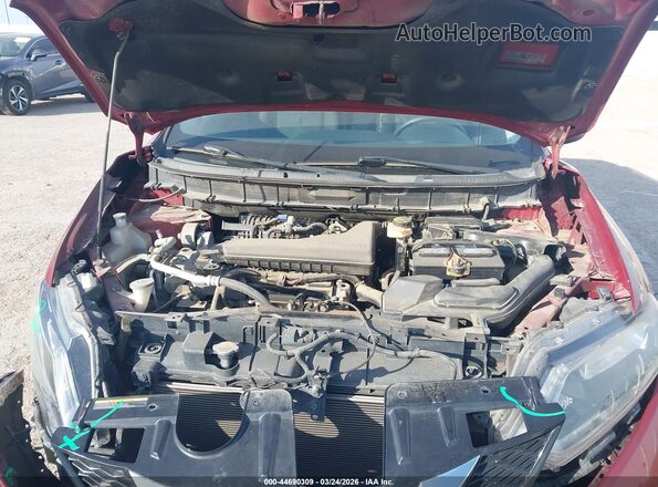 KNMAT2MV8GP708270 2016 NISSAN ROGUE Red Вид ззаду