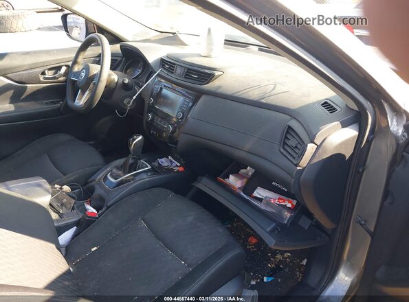 KNMAT2MV8JP543988 2018 NISSAN ROGUE Gray წინა სალონის ხედი