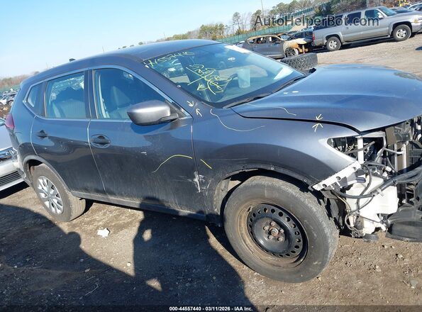 KNMAT2MV8JP543988 2018 NISSAN ROGUE Gray უკანა სალონის ხედი