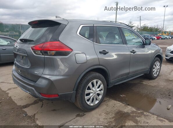 KNMAT2MV9HP558137 2017 NISSAN ROGUE Gray Trasero derecho