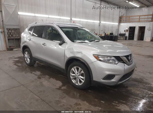 KNMAT2MVXGP637122 2016 NISSAN ROGUE Silver Առջևի աջ