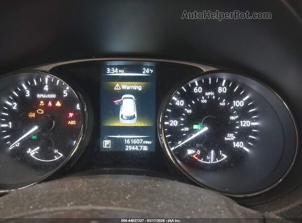 KNMAT2MVXGP637122 2016 NISSAN ROGUE Silver Հետևի նստատեղերի տեսք