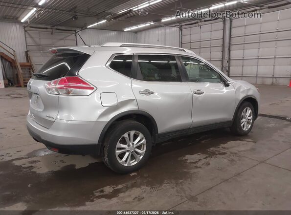 KNMAT2MVXGP637122 2016 NISSAN ROGUE Silver Հետևի աջ