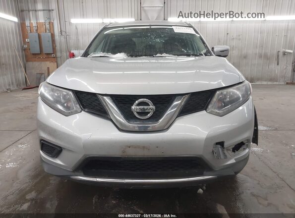 KNMAT2MVXGP637122 2016 NISSAN ROGUE Silver Սալոնի հետևի տեսք