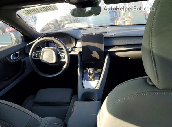 LPSED3KA3ML015297 2021 POLESTAR 2 White Dashboard view