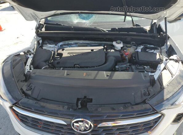 LRBAZLR42PD030457 2023 BUICK ENVISION White ძრავის განყოფილების ხედი