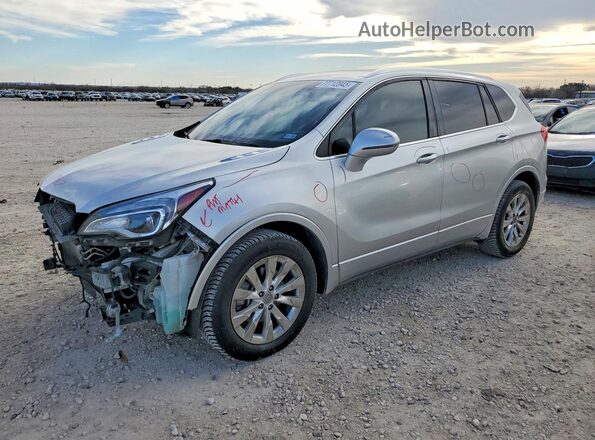 LRBFX1SA5JD082320 2018 BUICK ENVISION Серебряный Передняя левая четверть