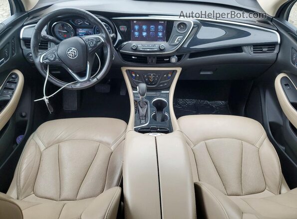 LRBFX1SA5JD082348 2018 BUICK ENVISION Белый Вид панели приборов