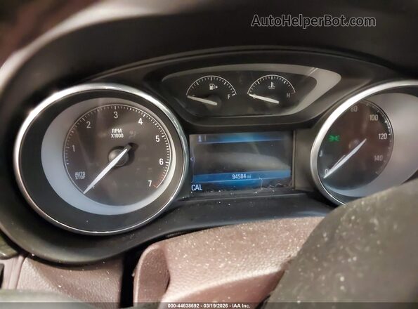 LRBFX1SAXJD007600 2018 BUICK ENVISION Black უკანა სავარძლების ხედი