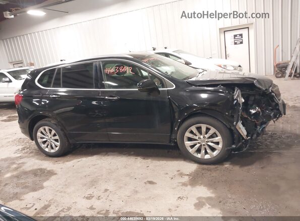 LRBFX1SAXJD007600 2018 BUICK ENVISION Black უკანა სალონის ხედი