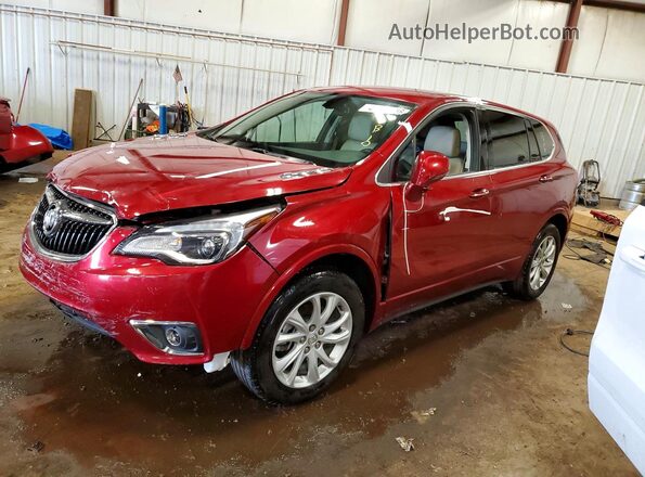 LRBFX1SAXKD020980 2019 BUICK ENVISION Красный Передняя левая четверть