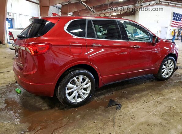 LRBFX1SAXKD020980 2019 BUICK ENVISION Красный Задняя правая четверть