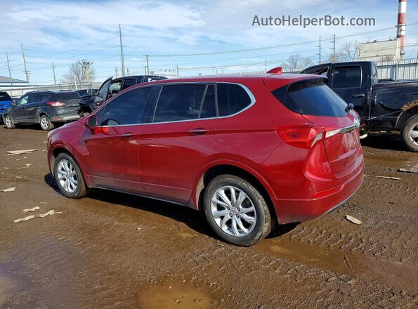 LRBFX1SAXKD142996 2019 BUICK ENVISION Красный Задняя левая четверть