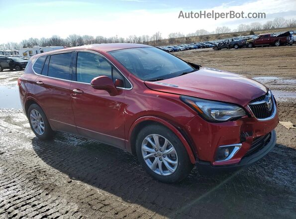 LRBFX1SAXKD142996 2019 BUICK ENVISION Красный Передняя правая четверть