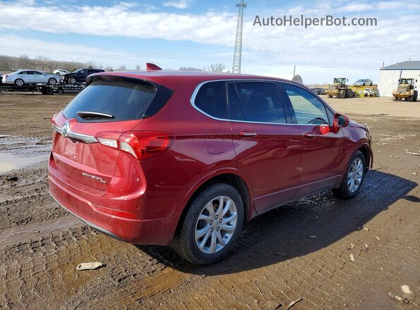 LRBFX1SAXKD142996 2019 BUICK ENVISION Красный Задняя правая четверть