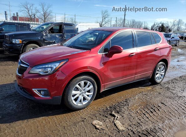 LRBFX1SAXKD142996 2019 BUICK ENVISION Красный Передняя левая четверть