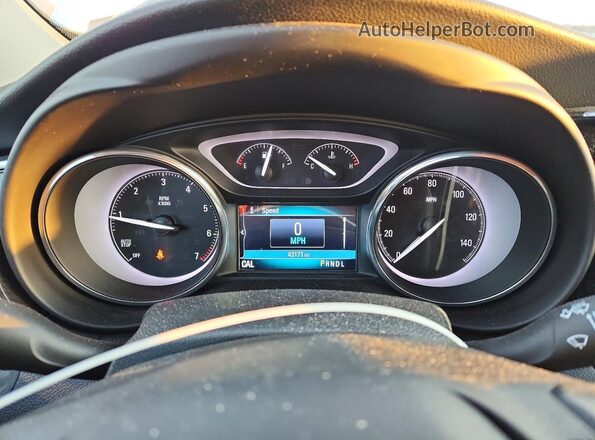 LRBFX2SA4LD194325 2020 BUICK ENVISION White Widok zestawu wskaźników