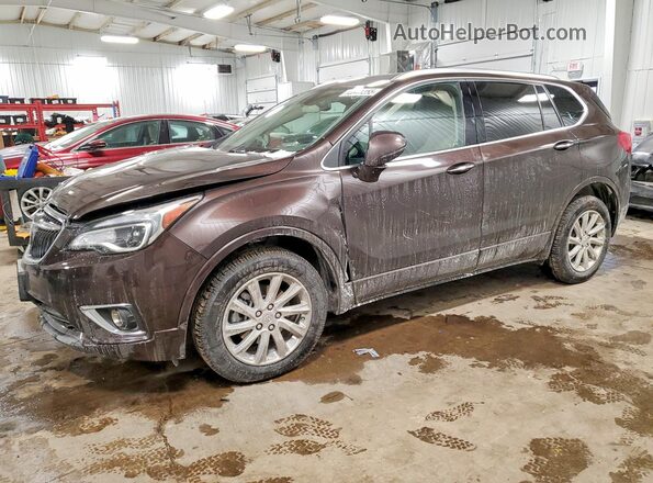 LRBFX2SA6LD088314 2020 BUICK ENVISION Brown წინა მარცხენა ხედი სამი მეოთხედიდან