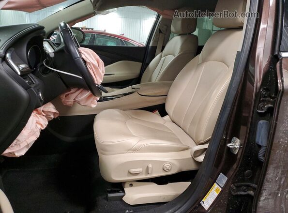 LRBFX2SA6LD088314 2020 BUICK ENVISION Brown წინა სალონის ხედი