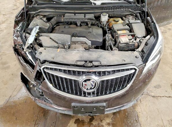 LRBFX2SA6LD088314 2020 BUICK ENVISION Brown ძრავის განყოფილების ხედი