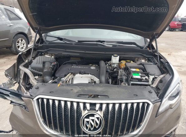 LRBFX3SX0JD005757 2018 BUICK ENVISION Brown Vista trasera