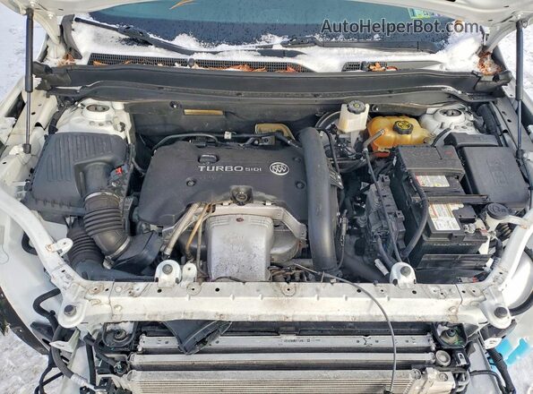LRBFX3SX4JD056789 2018 BUICK ENVISION White Vista del compartimento del motor