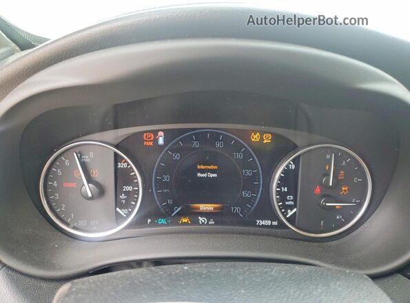 LRBFX3SX5JD004636 2018 BUICK ENVISION Белый Вид щитка приборов