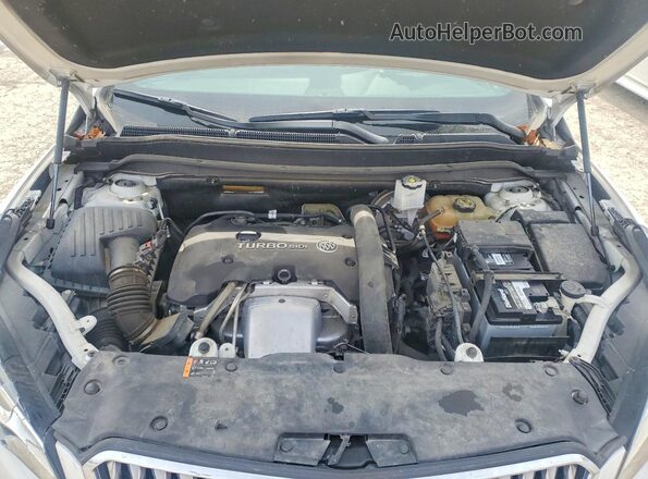 LRBFX3SX5JD004636 2018 BUICK ENVISION Белый Вид задней части салона