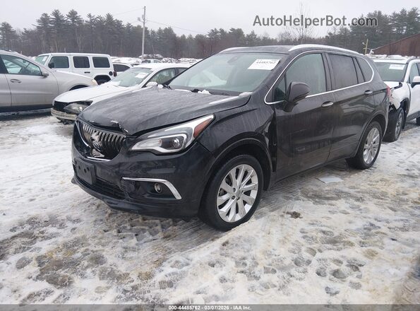 LRBFX3SX6JD016715 2018 BUICK ENVISION Черный Передняя левая четверть