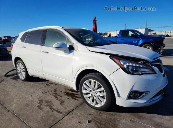 LRBFX4SX4KD109997 2019 BUICK ENVISION Белый Передняя правая четверть