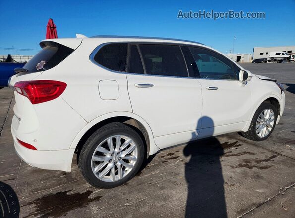 LRBFX4SX4KD109997 2019 BUICK ENVISION Белый Задняя правая четверть