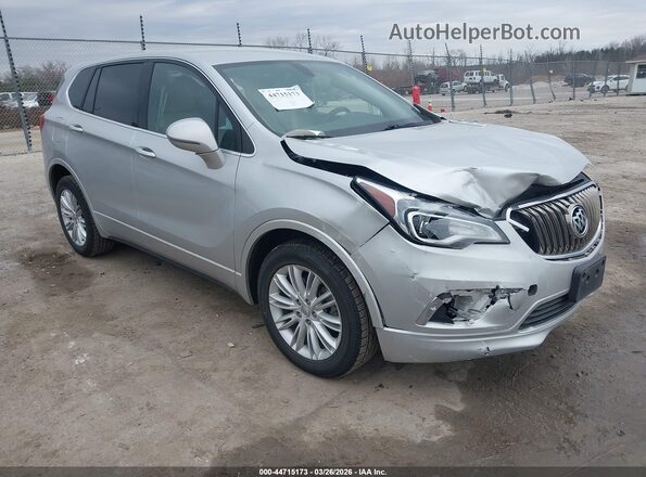 LRBFXASA0HD124225 2017 BUICK ENVISION Серебряный Передняя правая четверть