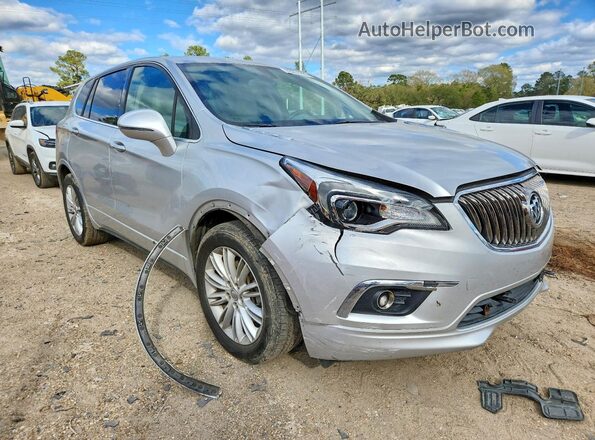 LRBFXASA8HD007427 2017 BUICK ENVISION Silver Передня права чверть