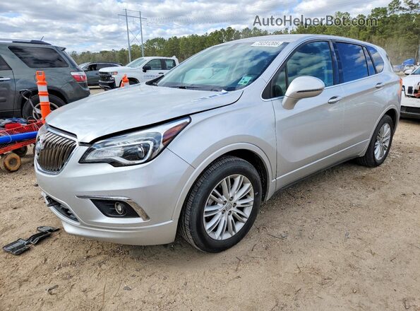 LRBFXASA8HD007427 2017 BUICK ENVISION Silver Передня ліва чверть