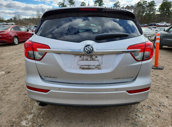 LRBFXASA8HD007427 2017 BUICK ENVISION Silver Вид ззаду