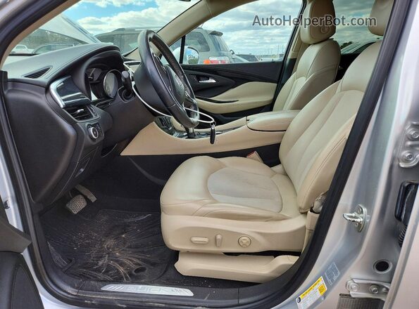 LRBFXASA8HD007427 2017 BUICK ENVISION Silver Вид салону спереду