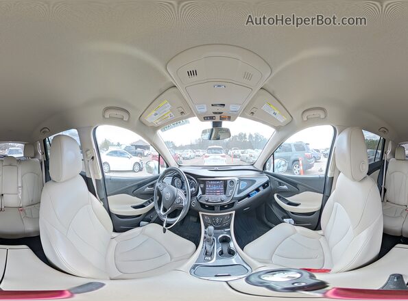 LRBFXASA8HD007427 2017 BUICK ENVISION Silver Панорамний вид салону 360°