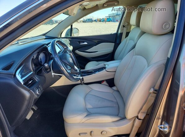 LRBFXASA8HD019769 2017 BUICK ENVISION Brown Widok wnętrza z przodu