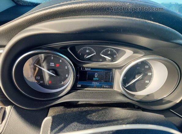 LRBFXBSA0LD048357 2020 BUICK ENVISION Black Vista del cuadro de instrumentos