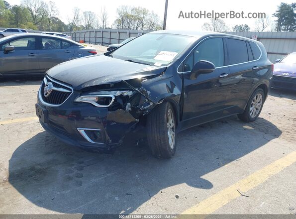 LRBFXBSA2LD103889 2020 BUICK ENVISION Black წინა მარცხენა ხედი სამი მეოთხედიდან