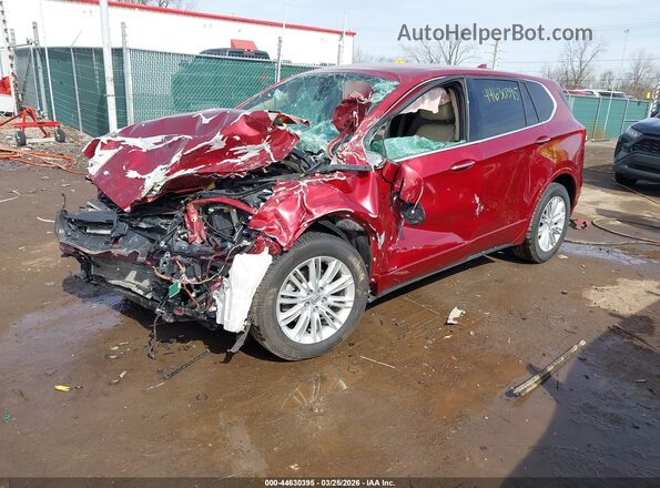 LRBFXBSA4JD009350 2018 BUICK ENVISION Red Vista tres cuartos delantera izquierda